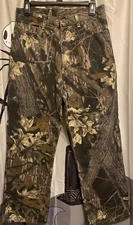 Cabela's Camouflage Denim Jeans Sz 10 Ladies Hunting Outdoor Clothing 30x26