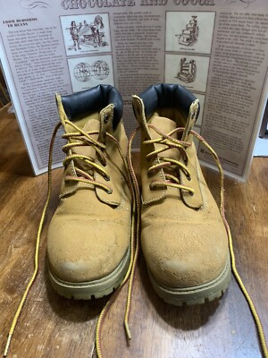 Ozark Trail Mens Ankle Tan Leather Boots Size 7 Work Hiking Shoes