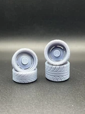 1/24 Resin Super Wide 3D Printed Wheel Set