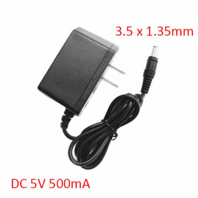 AC 100-240V DC 5V 500mA Plug Power Supply Adapte