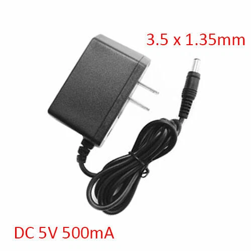 AC 100-240V DC 5V 500mA 3.5mm * 1.35mm Plug Power Supply Adapte Wall charger US