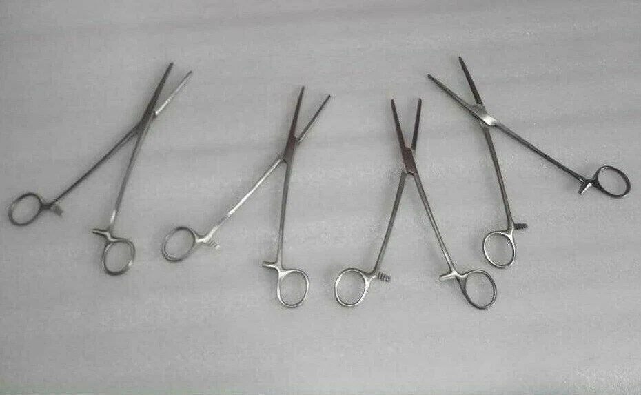 Laparoscopic Open Surgery Straight Artery Forceps Scissors 8 Inch Set 4Pc - Image 2 of 4