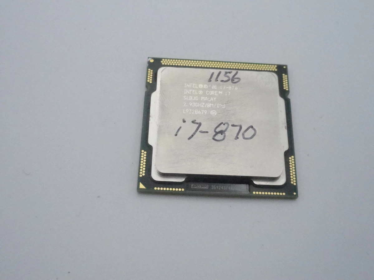 Intel Core i7-870 クアッドコア CPU Intel Core i7-870 2.93GHz Quad-Core (BV80605001905AI) Processor