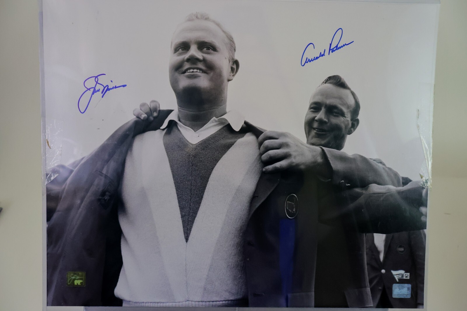 Jack Nicklaus Autographed Signed & Arnold Palmer 16x20 Photo Fanatics COA 