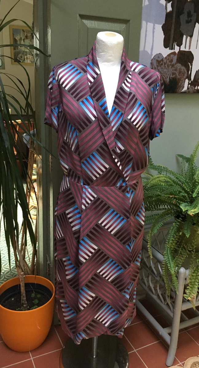 Geometric print top dress uk