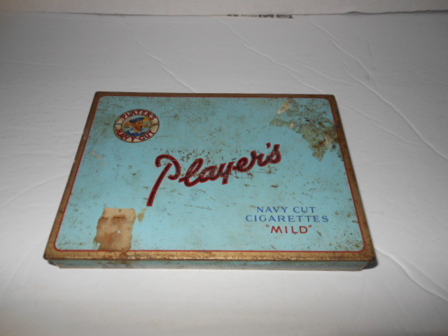 PLAYER'S NAVY CUT CIGARETTES MILD TOBACCO TIN