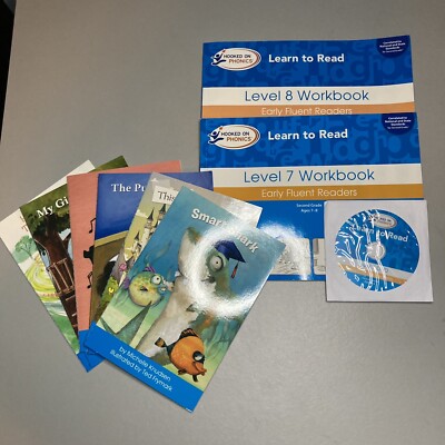 Hooked on Phonics Learn to Read - Level 7: Early Fluent Readers (2nd gr) +bonus!