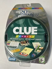 CLUE Express Travel Family Game Parker Brothers Hasbro New in Box Solve Mystery