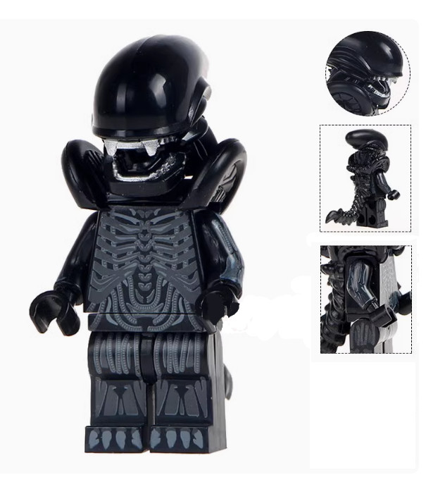 Alien Predator AvP Xenomorph Figur mit beweglichem Kiefer (Variante A)
