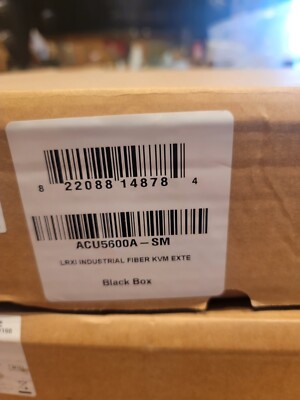 BlackBox ACU5600A-SM KVM Extender LRXI Industrial Fiber KVM Extender Single Mode