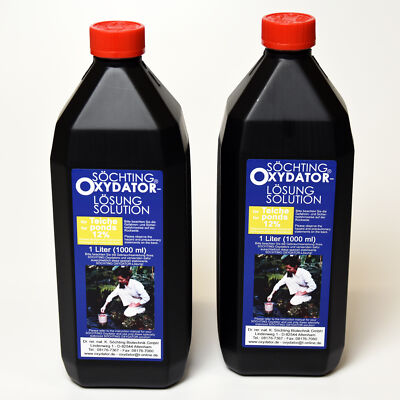 SÖCHTING Oxydator Lösung 12 Set 2x 1 Liter Wasserstoff Peroxyd