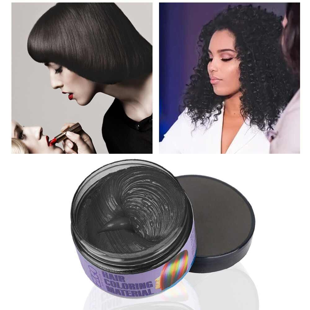 Hair Color Wax Cream DIY Hair Mud Dye Cream 5 Colors Temporary Modeling COSPLAY