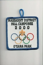 2000 Massasoit District Fall Camporee O'Gara Park patch