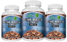 BOTTLES PINE BARK EXTRACT 60 X 3  180 CAPS 6000 mg/C
