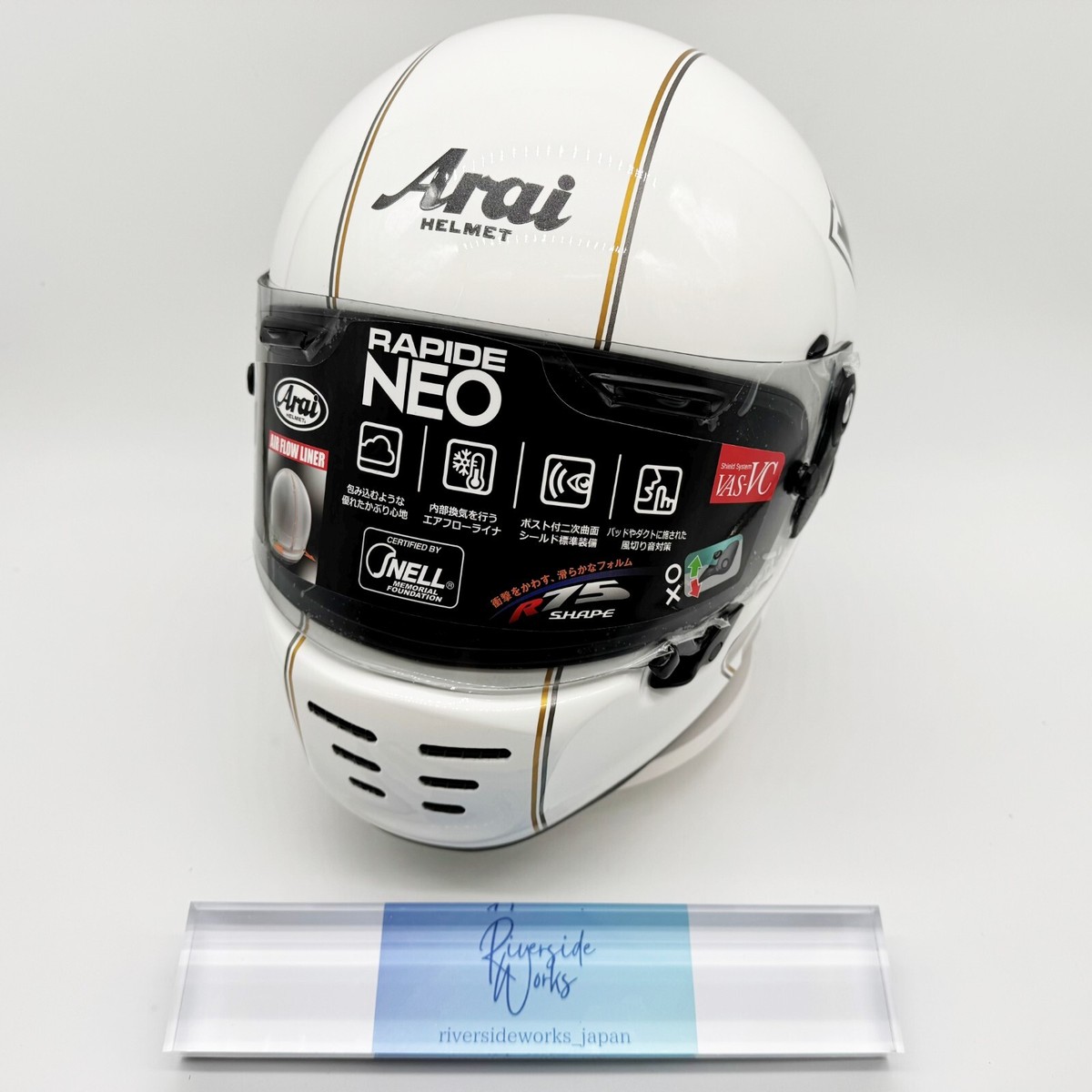 Arai Helmet Concept-x Japan RAPIDE NEO Cafe Racer White Size