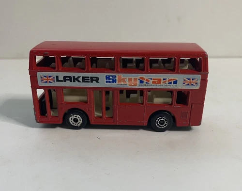 Matchbox  Leyland Titan London Bus Laker Skytrain 1981 Lesney England