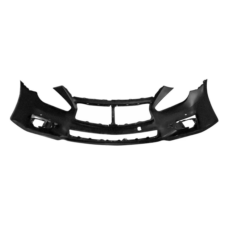 Fits 15-19 INFINITI Q70 Q70L New Front Bumper Cover Fascia W/ Sensor Holes - Image 2 of 2