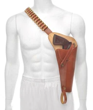 Leather Shoulder Holster Fits Smith & Wesson 629 N Frame 44 Magnum 8 3/8 Barrel