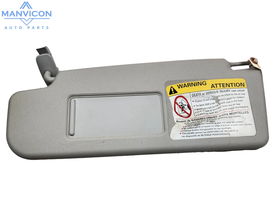 2007-2009 Volkswagen Golf City Sun Visor Driver Left Side Sunvisor OEM - Image 3 of 4