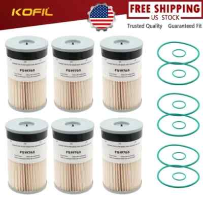 6 pcs~FS19765,Fuel Water Separator for Volvo D13 D11 Engine