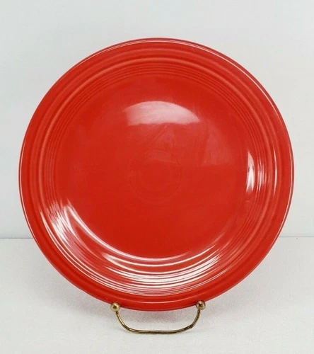 DINNER PLATE scarlet red HOMER LAUGHLIN FIESTA 10.5" NEW