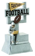 Fantasy Football Trophy 7 Inch FFL Goalpost Award Custom Engraved Plate Option