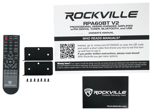 Rockville 2-Room Home Audio Receiver+4 Black 6.5" Ceiling Speakers+Wall Controls - Picture 8 of 12