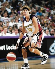 Phoenix Mercury Nancy Lieberman Signed Photo 8x10 COA 1