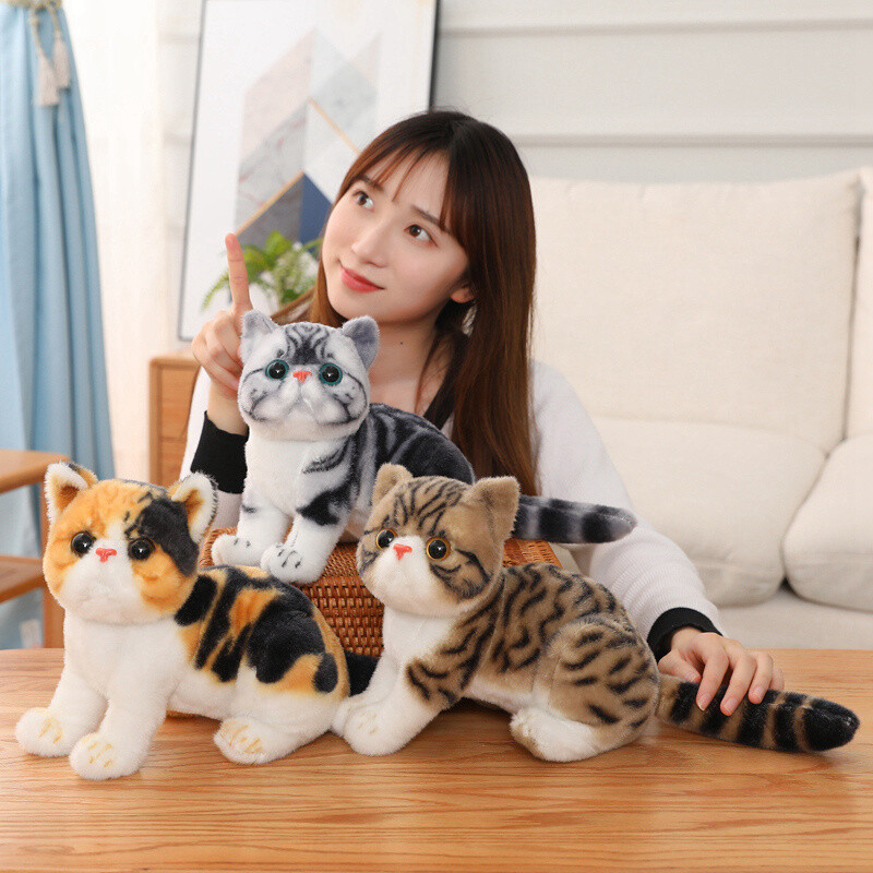 Peluche Gatto medio cm.22 PLAY GREEN - - La cartoleria a Peluche Gatto medio cm.22 PLAY GREEN - - La cartoleria a