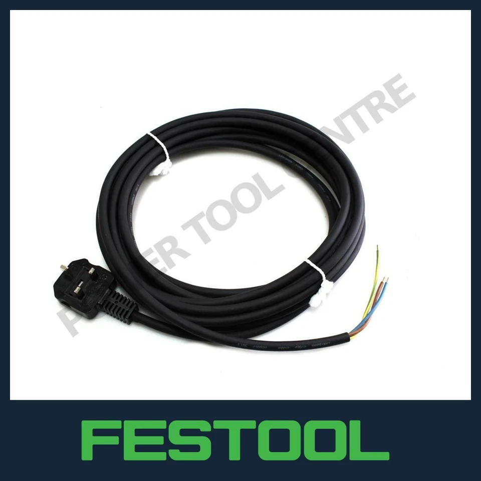 Festool 456836 240V Ctl Midi Mini Dust Extractor Mains Power Cable Wire and Plug