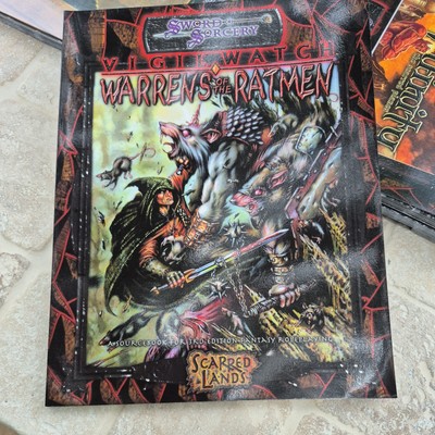 WARRENS OF THE RATMEN 2001 D & D Scarred Lands WW8330 Wizards Of The Coast New