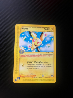 ポケモンカード Pichu 58/165 eシリーズ E3 staff Pichu 058/165 Expedition Base Set Regular LP Minimal Wear | eBay
