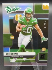 Breece Hall 2022 Panini Clearly Donruss The Rookies Green 4/25