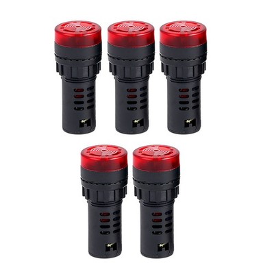 Wholesale Active Piezoelectric Buzzer AD16-22SM LED Flash Alarm+Indicator Lamp e