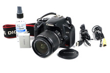 Canon EOS Rebel XSi 450D 12.2MP DSLR Digital Camera EF-S 18-55mm Lens NO CHARGER