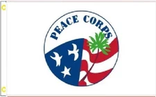 3X5 US PEACE CORPS MAKE PEACE FLAG BANNER 100D W/ GROMMETS
