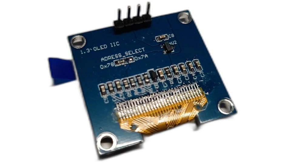 1,3" OLED Display | 128 x 64 | SH1106 | I2C/IIC | weiß - Bild 4 von 4