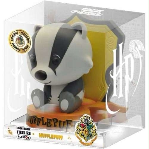 Harry Potter - Tirelire PVC Chibi Blason Hufflepuff 14 cm - Plastoy