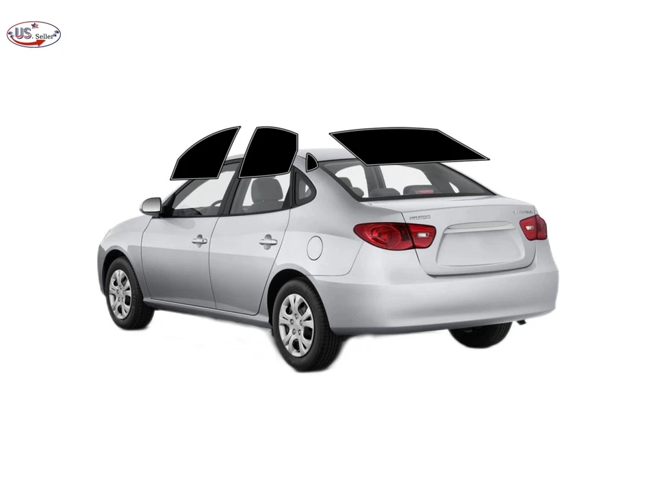 Kit de película de tinte de ventana de 2 capas precortada personalizada computarizada para Hyundai Elantra sedán Foto 3 de 4