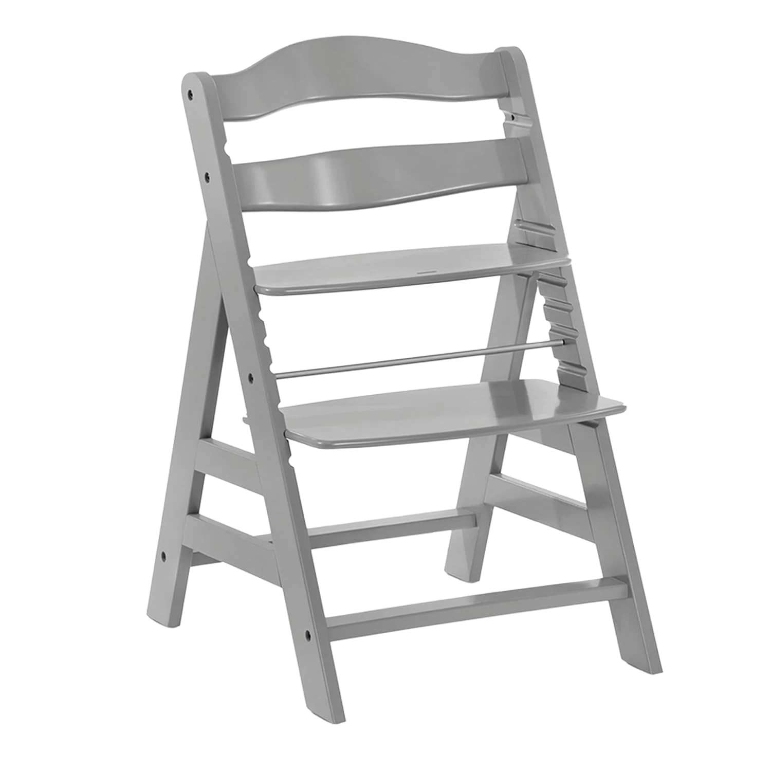 Alpha+ Grow along Seat Solid Beechwood Booster Chair with Adjustable Seat, 5 Poi