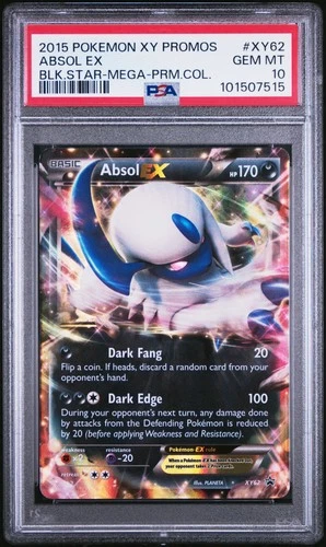 Pokemon Absol EX Black Star Promos XY62 Mega Absol-premium Collection PSA 10
