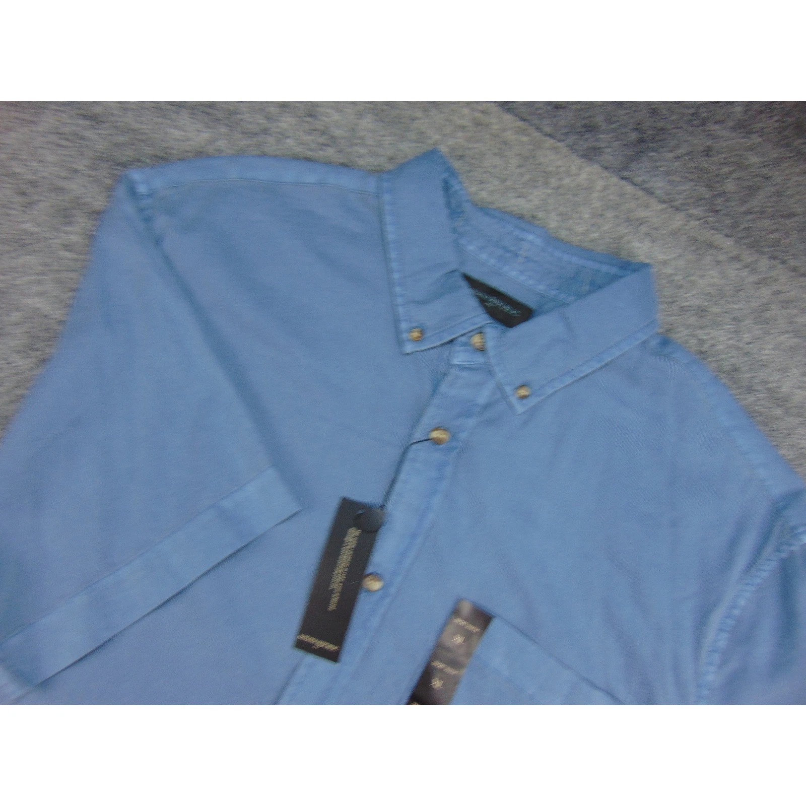 Banana Republic Shirt Mens XL Slim Fit Blue Solid Short Sleeve Button Down
Opens in a new window or