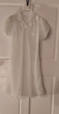 Vintage Semi Sheer Double Layer Radcliffe Robe Size Small