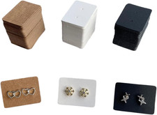 300 Pcs Earring Display Cards Earrings Tags, for DIY Earrings Jewelry Display...