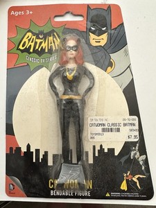 NJ Croce Batman Classic TV Series Catwoman Bendable Plastic Figure MPN 3913