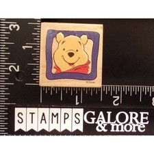 All Night Media Rubber Stamps 997-D02 POOH FRAME SMILING T36