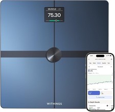 Withings Body Smart Advanced Body Fat Weight Composition Smart Wi-Fi Scale NEW