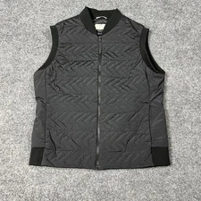 Rapha Vest Womens Medium Black Quilted Gilet Cycling Insulated Sleeveless