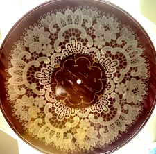 BLACK HONEY "Soak" Red/Clear Crochet Doily-Filled Vinyl, Bad World 2025 Limited