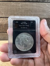 1922 Peace Silver Dollar Very Good Bradford Exchange